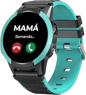 SaveFamily Slim 4G. Reloj Inteligente niño con Videollamada. Reloj GPS niños con Llamada, Chat, Boton SOS, Cronómetro, podómetro. Waterproof Ip67. Smartwatch niño con diseño Moderno y Discreto