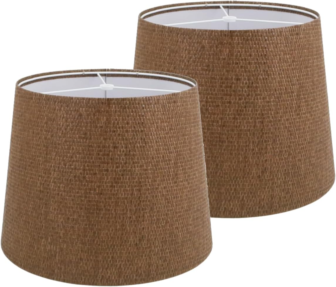 WANKAIX Large Drum Easy Assembly Lamp shades for Table Lamp and Floor