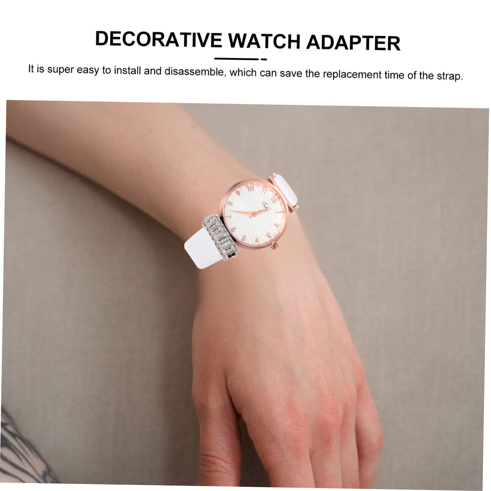 Didiseaon 50pièces Adaptateur De Bracelet Remplaçable Pour Montres Décoratives Connecteurs Pratiques Pour Bracelets De Montre