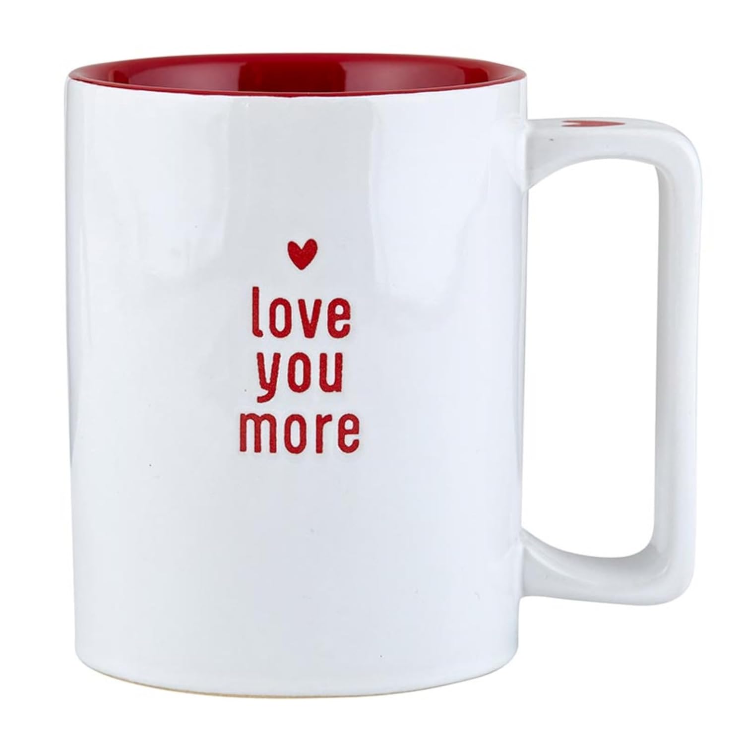 Santa Barbara Design Studio Coffee Cup Organic Ceramic Christmas Mug 16-Ounces Love You More