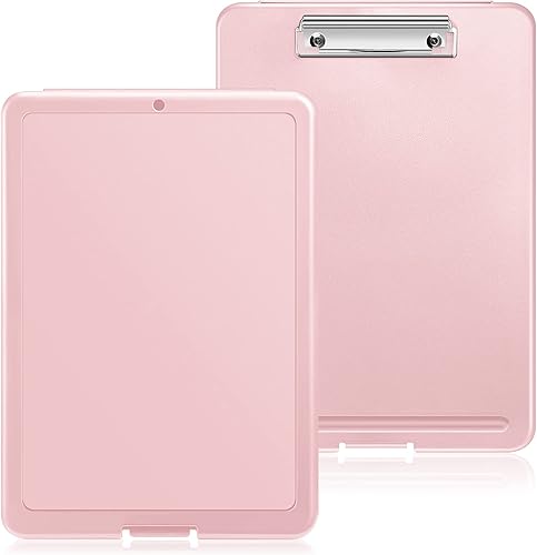 Miniatura 7 de SITHON Portapapeles de enfermería con almacenamiento, portapapeles de escritura portátil resistente con compartimento organizador para enfermeras,