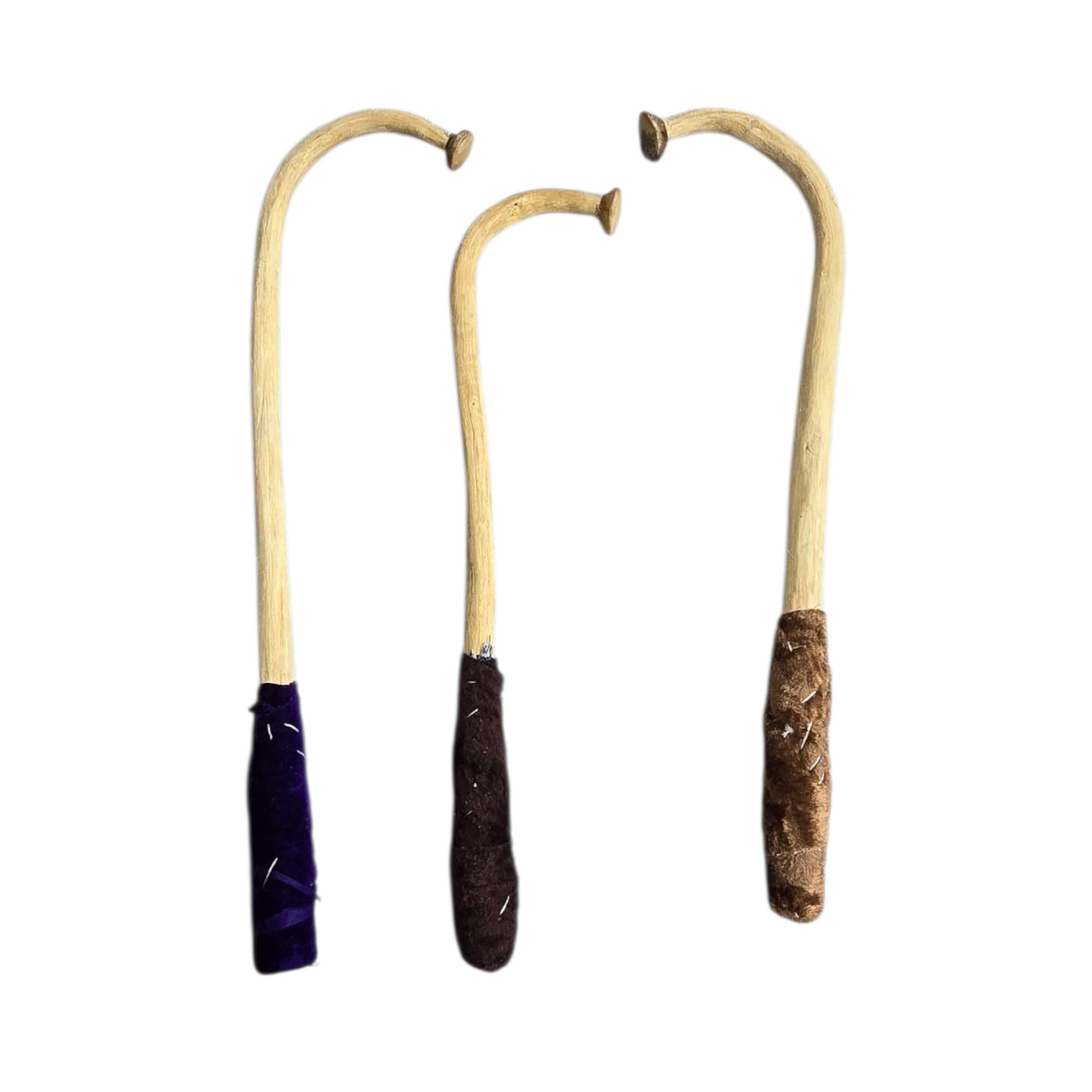 Lingoberry Handmade: gadający bęben (Gangan) dla dzieci i dorosłych – autentyczny nigeryjski bęben joruba z bijakiem – tradycyjny afrykański instrument perkusyjny (rozmiar M)