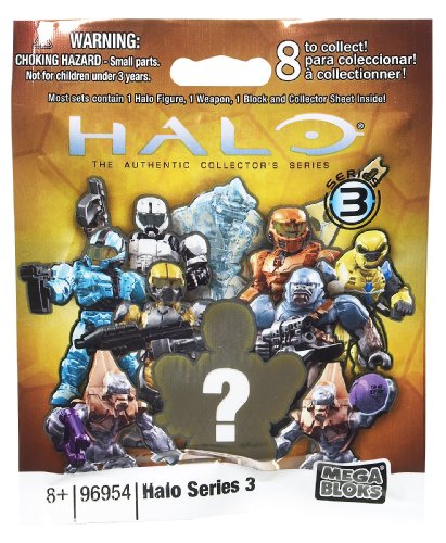 Halo Wars Mega Bloks Series 3 Minifigure Mystery Pack 1 RANDOM Mini Figure