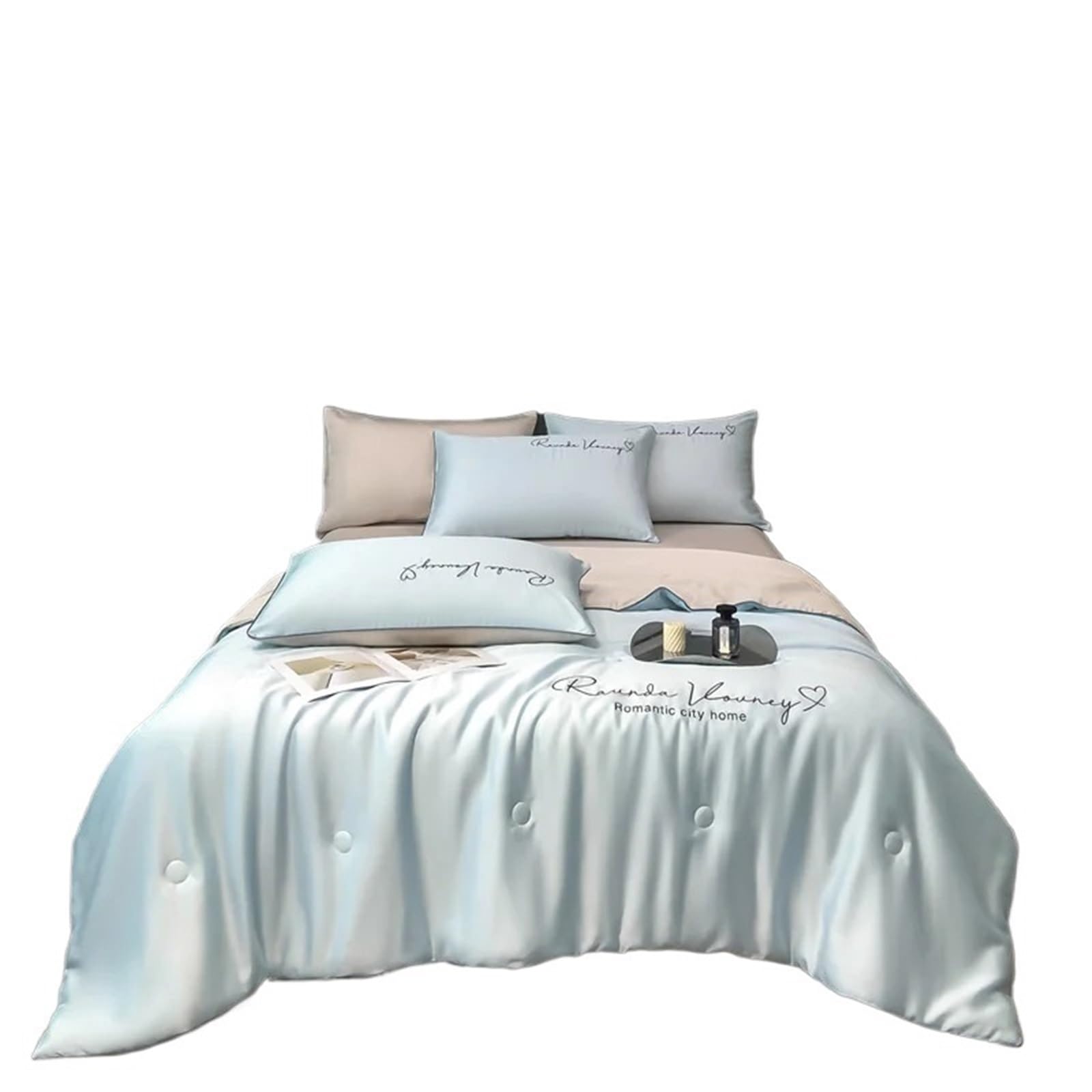 Couverture douce for la peau contre la chaleur nocturne satin