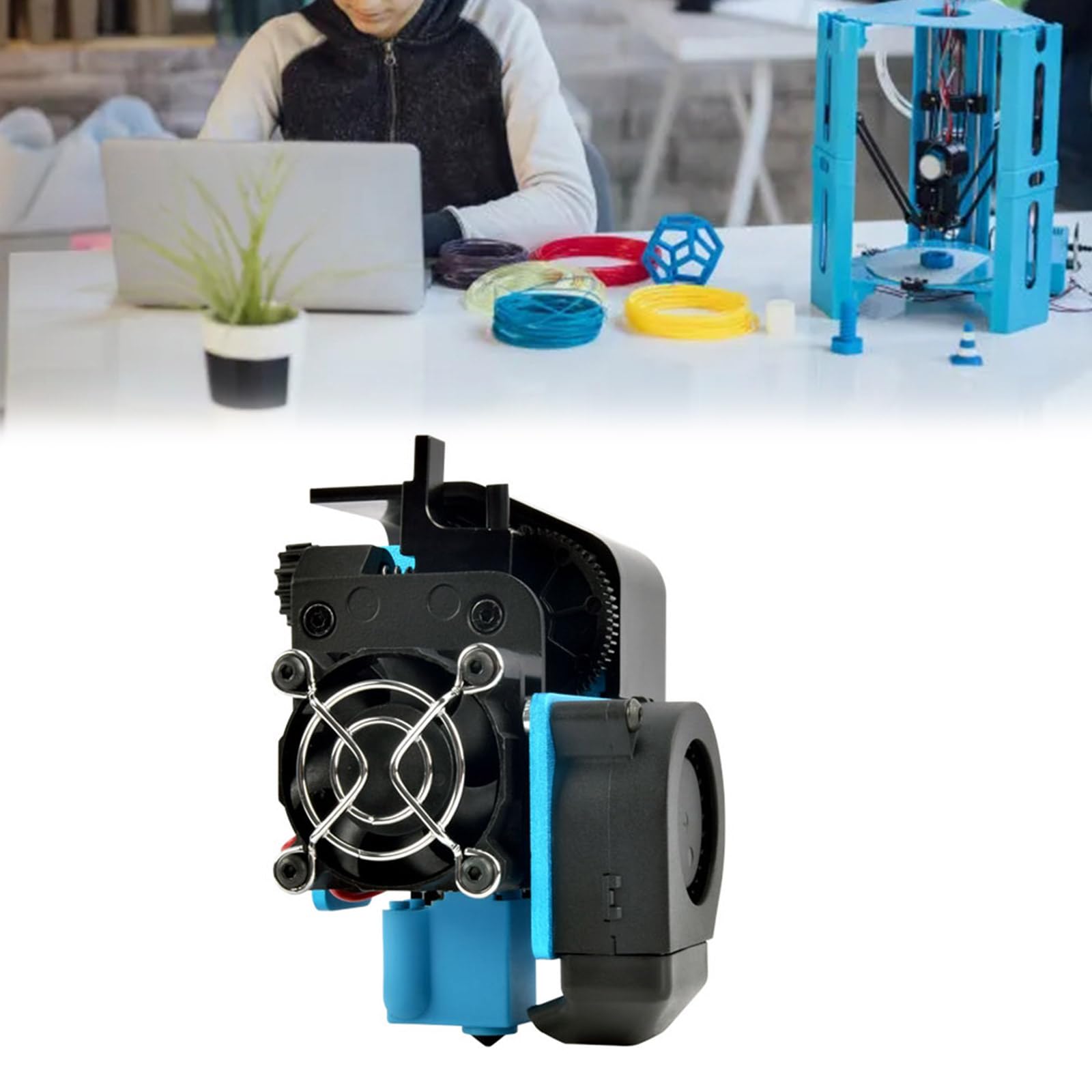 CHENZILIN Printer Extruder Assembled All Metal Extruder Nozzle for SW-X1 3D Printer Single Prinead Up to 300°C