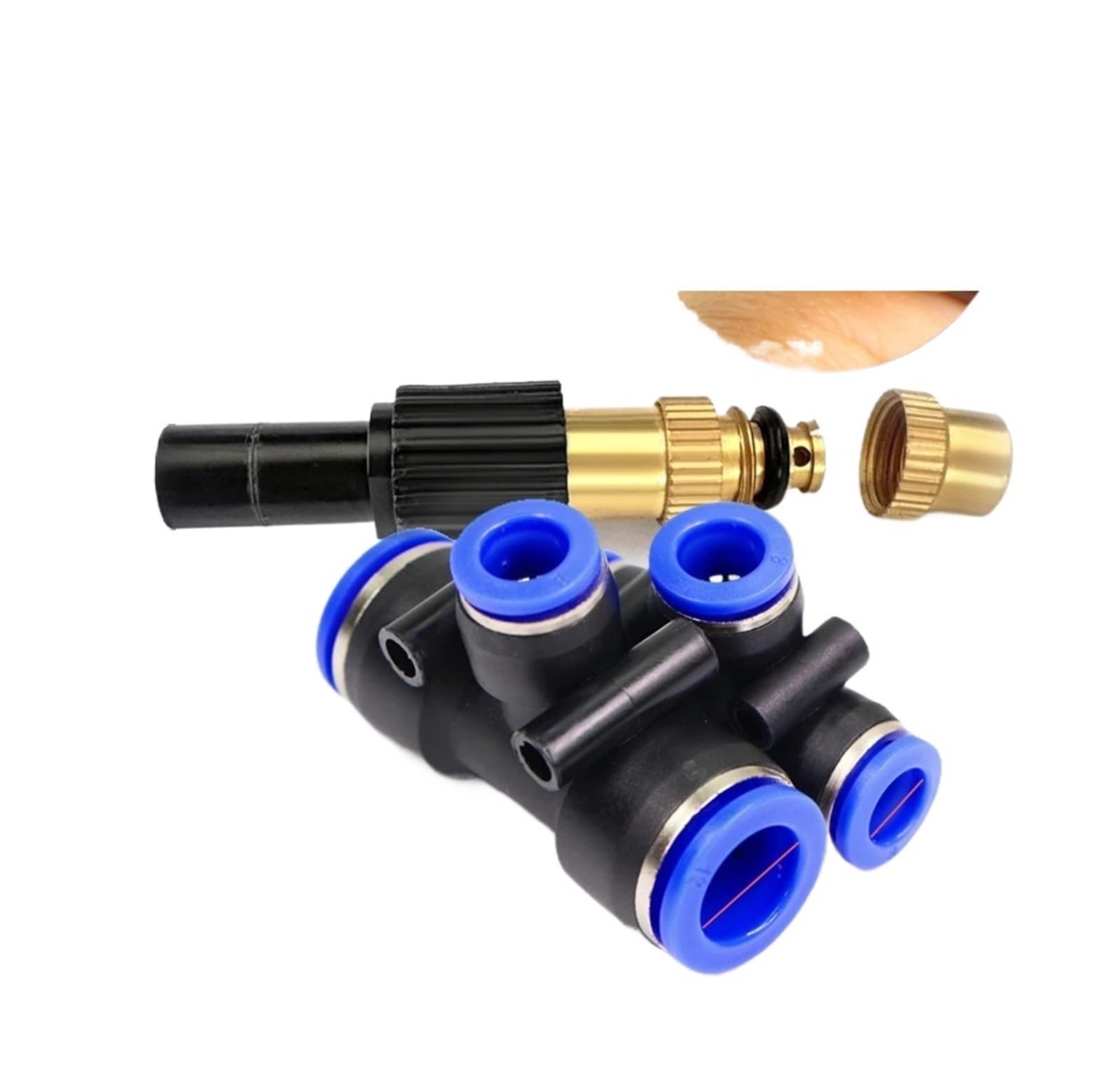 Boquilla de microaspersores ajustable de latón de 10 piezas | 10PCS Brass Adjustable Micro Sprinklers Nozzle(C-10PCS)