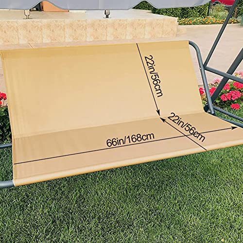 Garden Swing Seat Cover for Rocking Chair - 2-3 Seater (Beige, 168 * 56 * 56cm), 168*56*56cm - Image 2