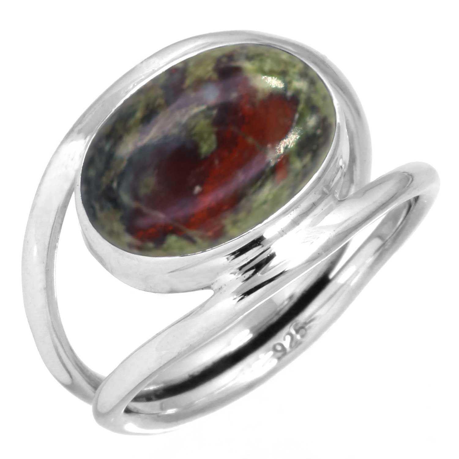 925 Sterling Silver Handmade Ring for Women 10x14 Oval Gemstone Costume Silver Jewelry for Gift (99117_R)