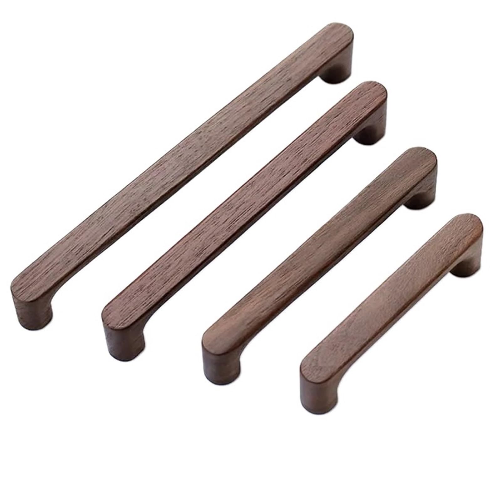 Tiradores para muebles de cocina 20 tiradores de madera for armarios, puertas cocina maciza, tocador(Beech-C128mm)