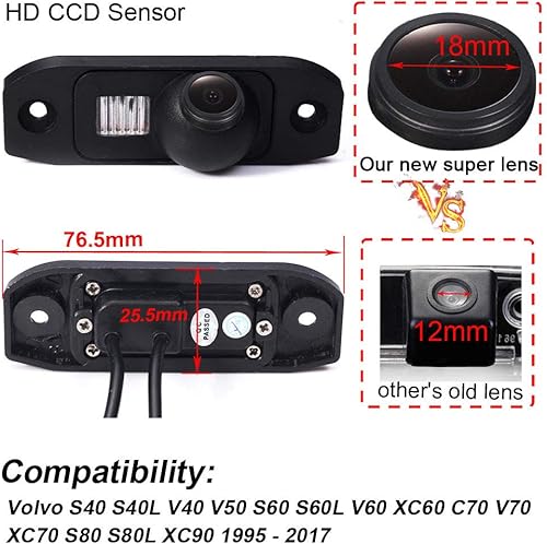 Miniatura 2 de Super HD cámara de vehículo 1280x720 píxeles 1000 líneas de TV coche vista trasera cámara de vehículo de copia de seguridad cámara de