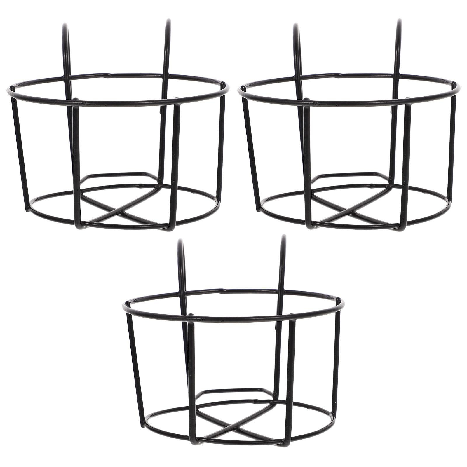 Porte-plantes suspendu en fer noir ERINGOGO : fini les pots encombrants sur le balcon