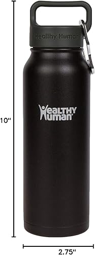 Miniatura 2 de Botella de agua saludable y humana, sin BPA, para deportes, viajes, de acero inoxidable, aislada Negro -,Camo,Glacier,Harvest Maple,Rosado