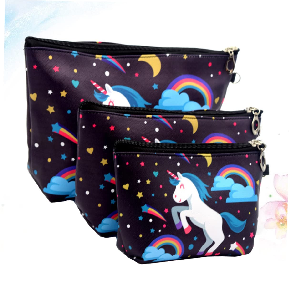 6 Piezas Bolsa De Cosméticos Impermeable Neceser para Maquillaje Bolsas De Lavado Bolsas De Cosméticos a Prueba De Agua Alta Capacidad Bolsa De Lavanderia