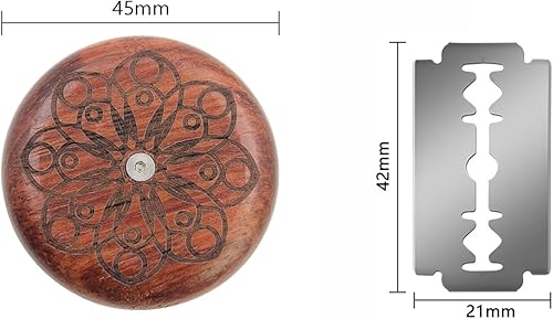 Miniatura 2 de ICFAE Cortador de pan para panaderos caseros de masa madre, herramienta de corte, cuchillo de puntuación de pan, cortador de afeitar (rojo)