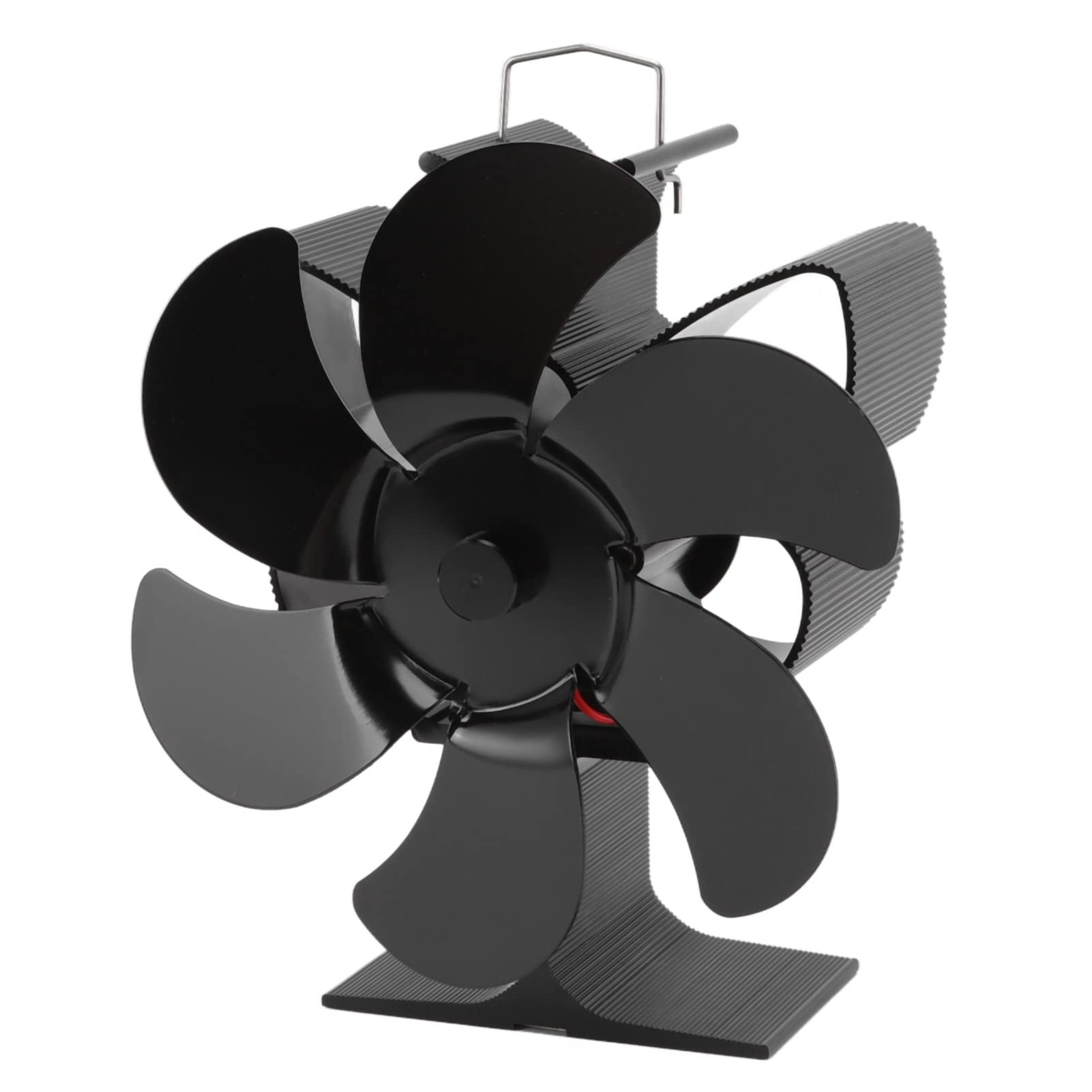 Amazon.com: Jeffergarden Heat Powered Stove Fan Black Wear Resistant 6  Blades Low Noise Fireplace Fan for Home (29.5x9.5x5cm / 11.6x3.7x2.0in) :  Home u0026 Kitchen