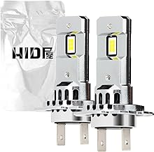 HID-YA SS Series H7 LED Headlight, Explosive Light, White, Compatible with Vehicle Inspections, Small, 12 V, Includes Fan, 12 V, Set of 2