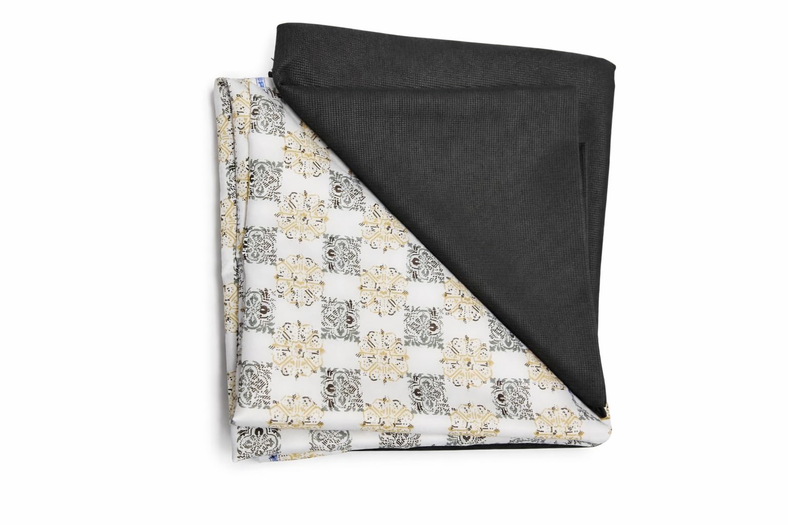 Men's Premium Unstitched Shirt & Pant Fabric Combo, White Printed and Grey, Cotton Blend, Wrinkle-Resistant, Lyra 2.5m + Maza 1.2m-picture-10