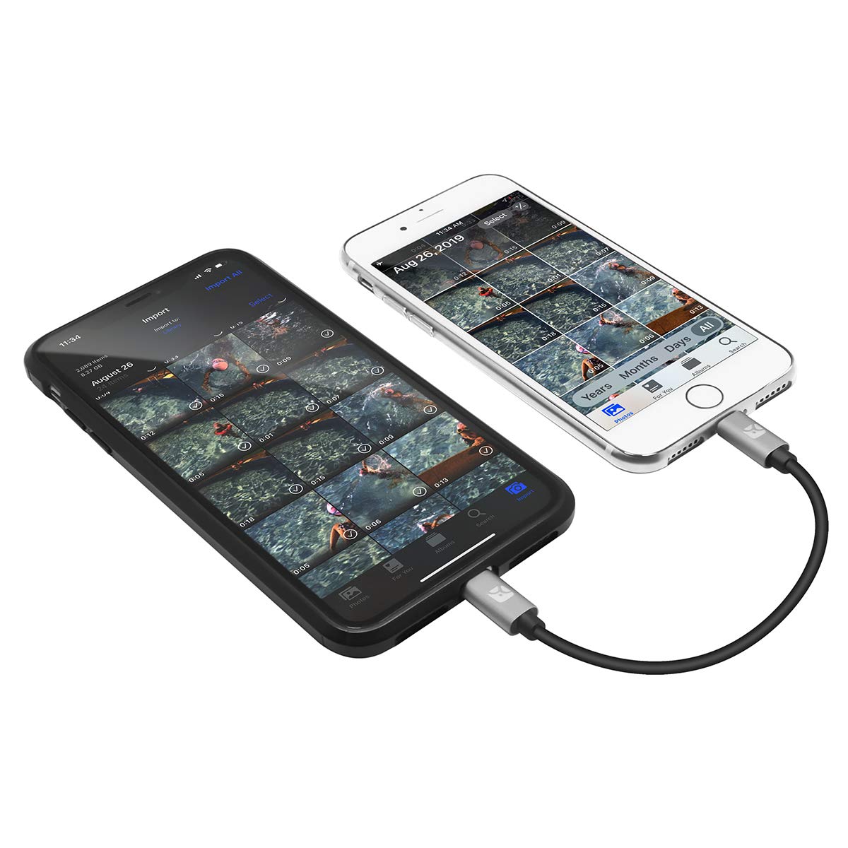 iOS 17 to MicroUSB OTG Cable Compatible with Shure MV5, MV51, MV88+ and Mvi (AMV-LTG15), Motiv Products, 1.5m 5feet, for iPhone 14 13 12 Mini Pro Max,11, Xs Xr, New SE 8, AMV-LTG15 Replacement