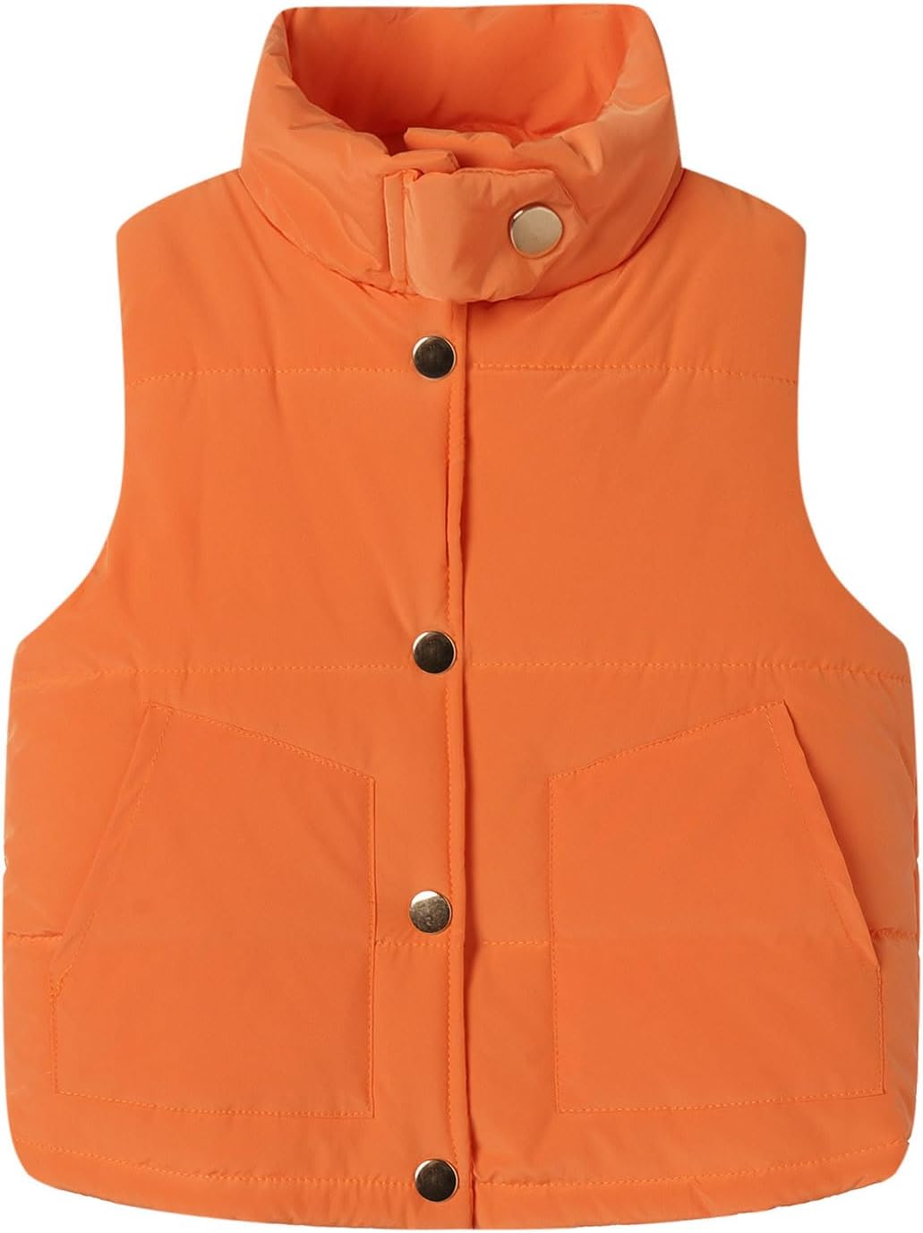 Mud Kingdom Little Boys Girls Vest Warm Jacket Stand Up Collar Winter