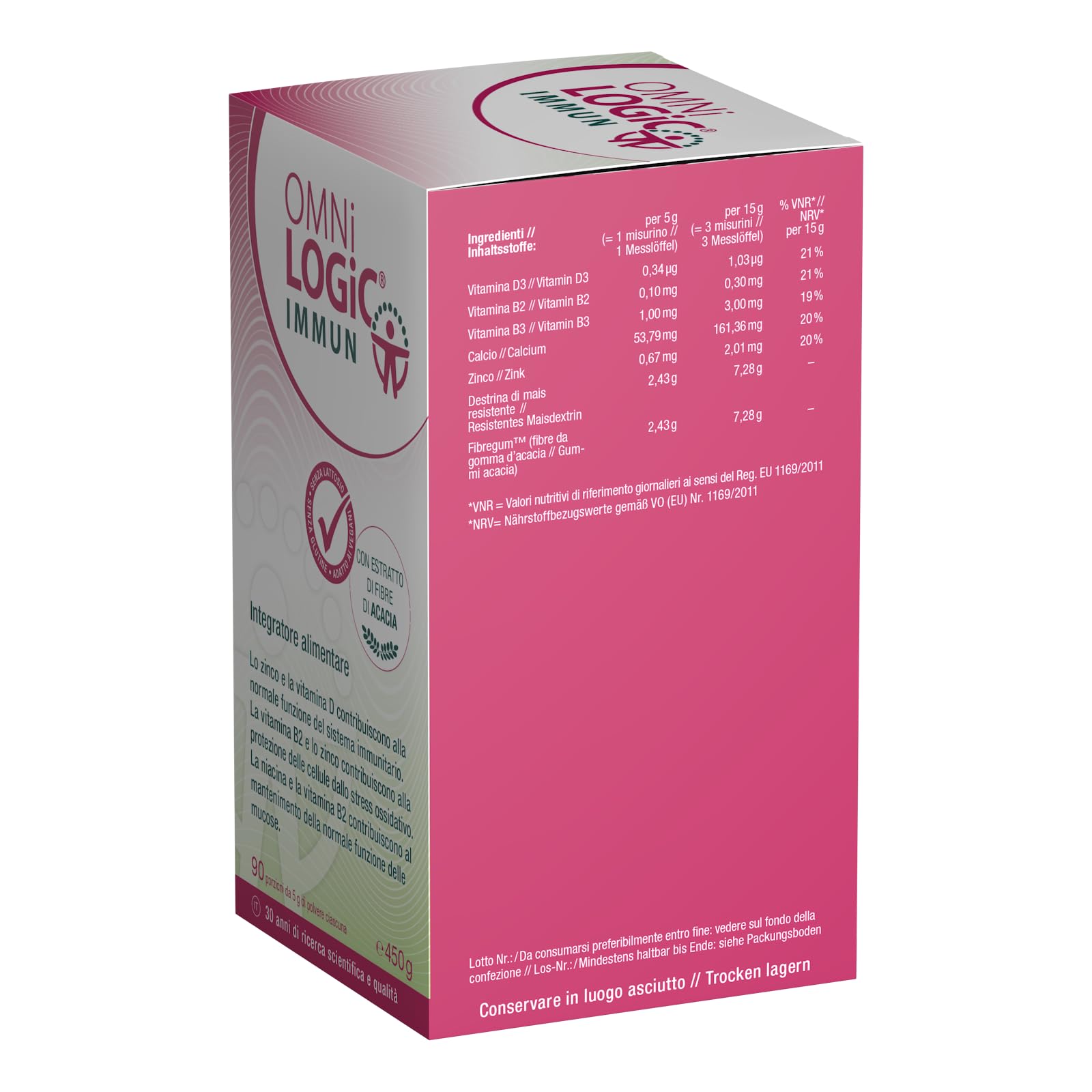 OMNi LOGiC IMMUN | Con estratto di Fibre di Acacia