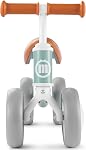 Baby Balance Bike for 1 Year Old Girl Gifts, 10-24 Month Toddler Balance Bike, 4 Silent Wheels Pre-School First Ride On Toys, 1st Birthday Gifts (Green)
