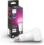 Philips Hue Smart LED A21 Bulb, White and Color Ambiance, E26 Base, 13.5W, Full Spectrum Light 1000K-20000K, 1600 Lumens, Dimmable, Works with Alexa, Google Assistant, and Apple Home, 1 Pack