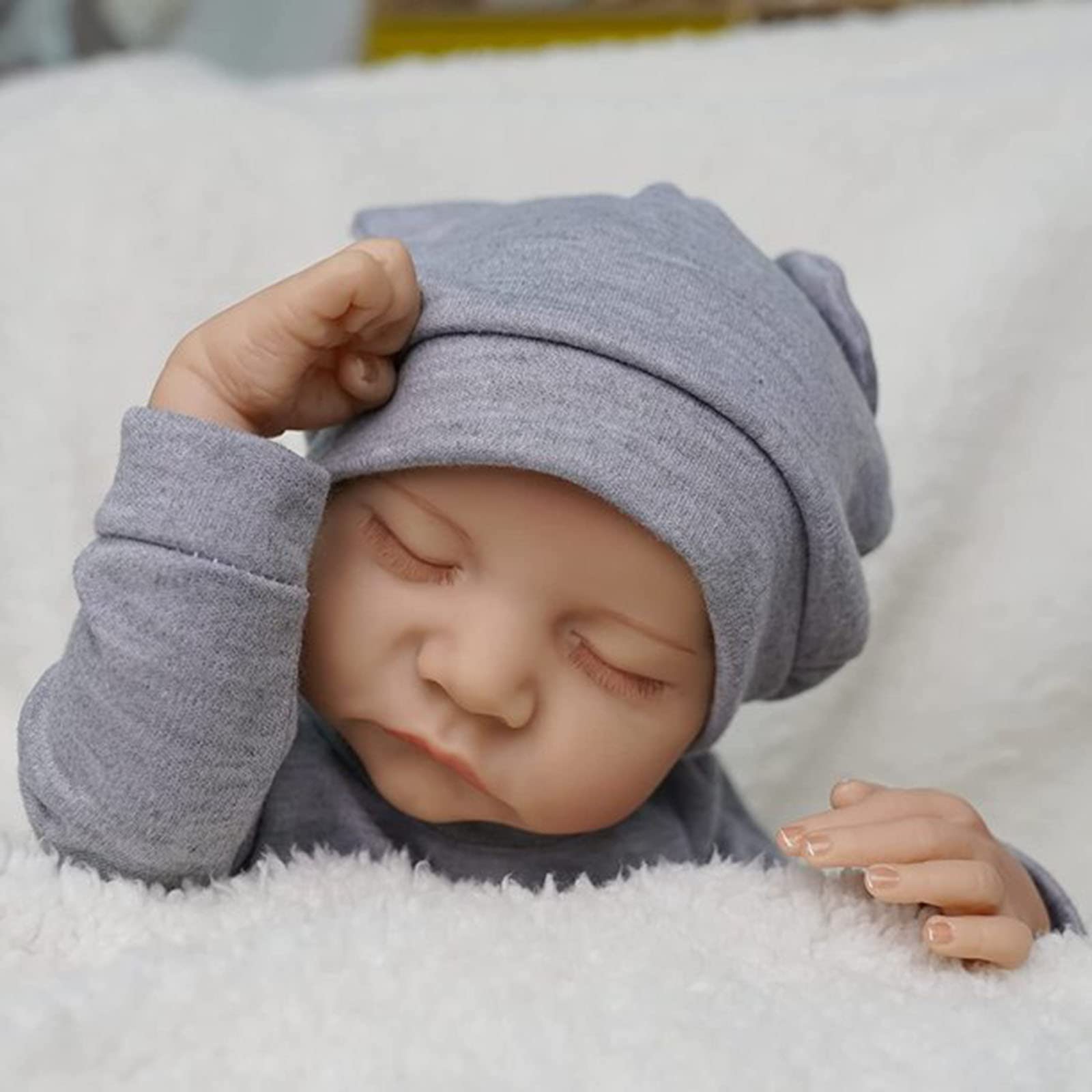 Amazon.co.jp: 49cm リアルリボーン赤ちゃん人形 19インチ睡眠リアル
