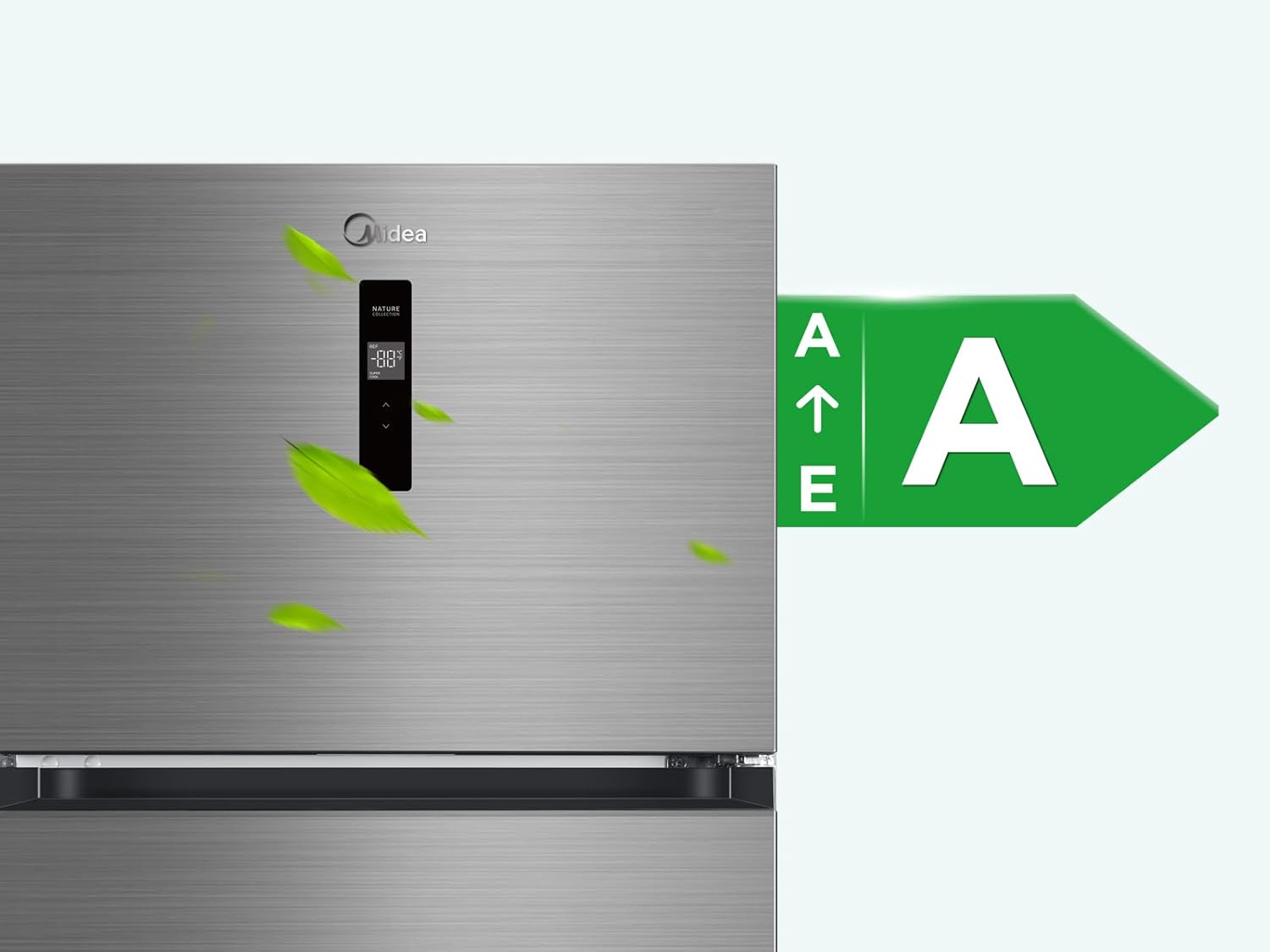 Energy efficiency label for the Midea refrigerator