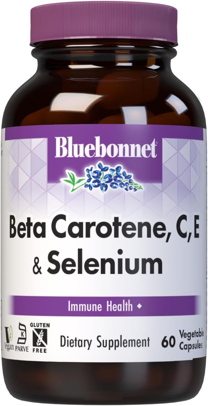 Beta Carotene C and E Plus Selenium Vegetarian Capsules, 60 Count