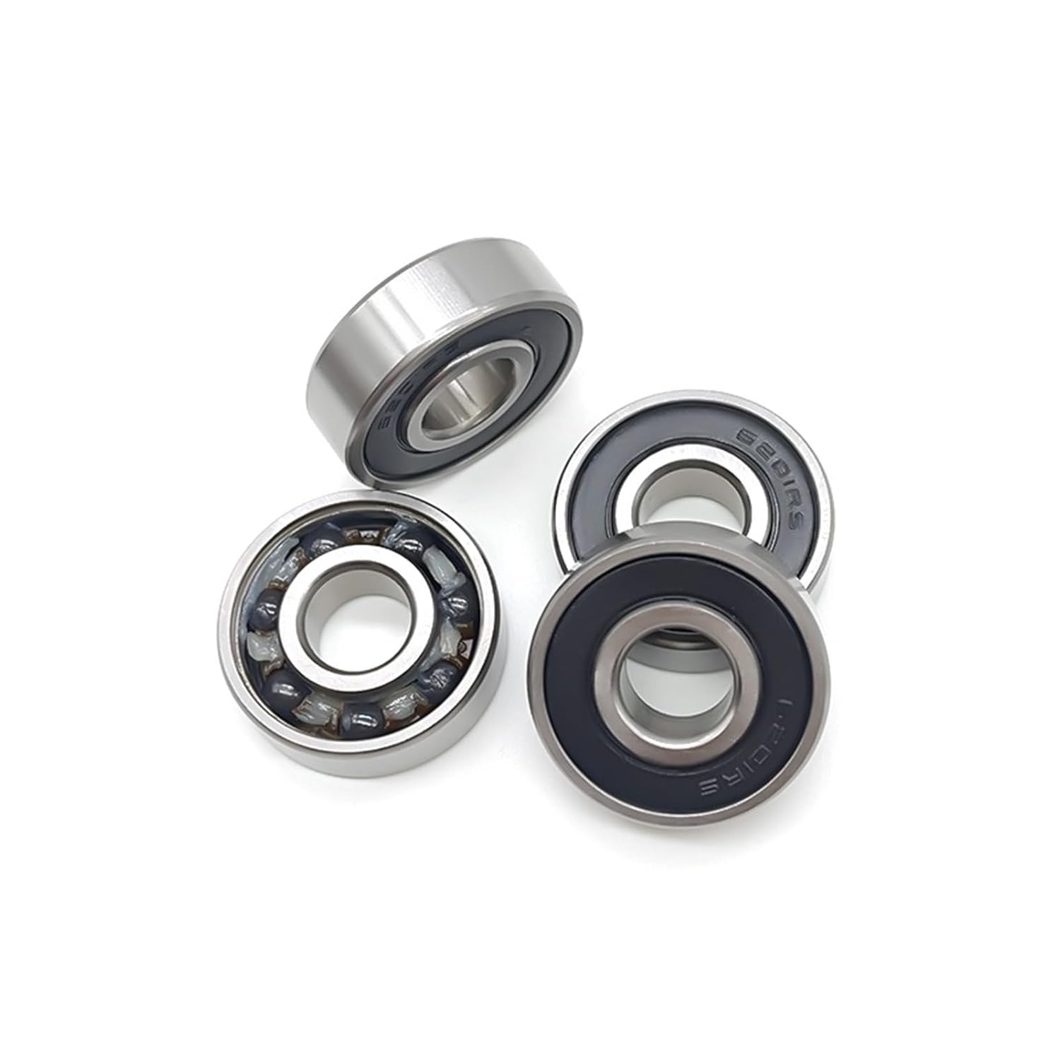 6201 Hybrid Ceramic Bearing 12 * 32 * 10mm Industry Motor Spindle 6201 Hybrids Ball Bearings 3NC 6201RS 1Pcs