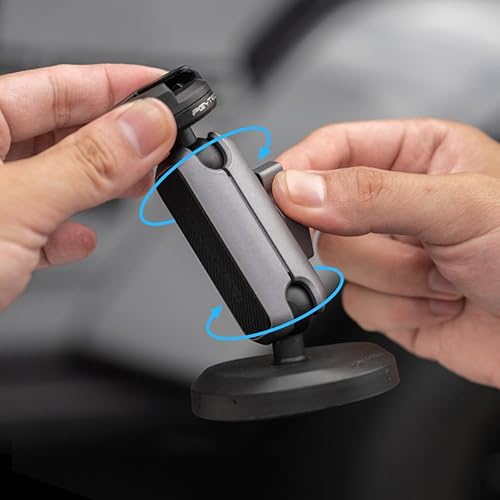 Miniatura 5 de Levigo Soporte magnético de montaje para cámara deportiva con cabezal de bola de rotación para Insta360 Go 3/one X2/X3/RS, soporte de montaje de