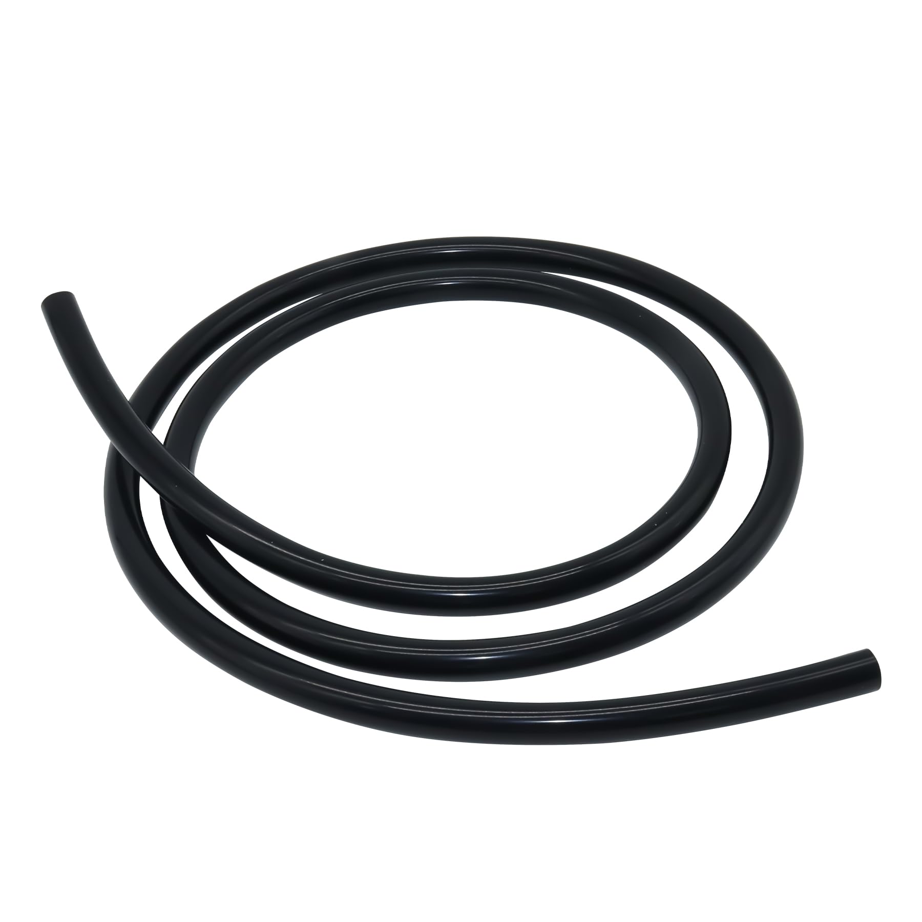 iMeistek Flexible Silicone Tubing,Inner Diameter 7mm,Outer Diameter 10mm,1.5 Metre Black Silicone Hose for Pumps and Air Hoses