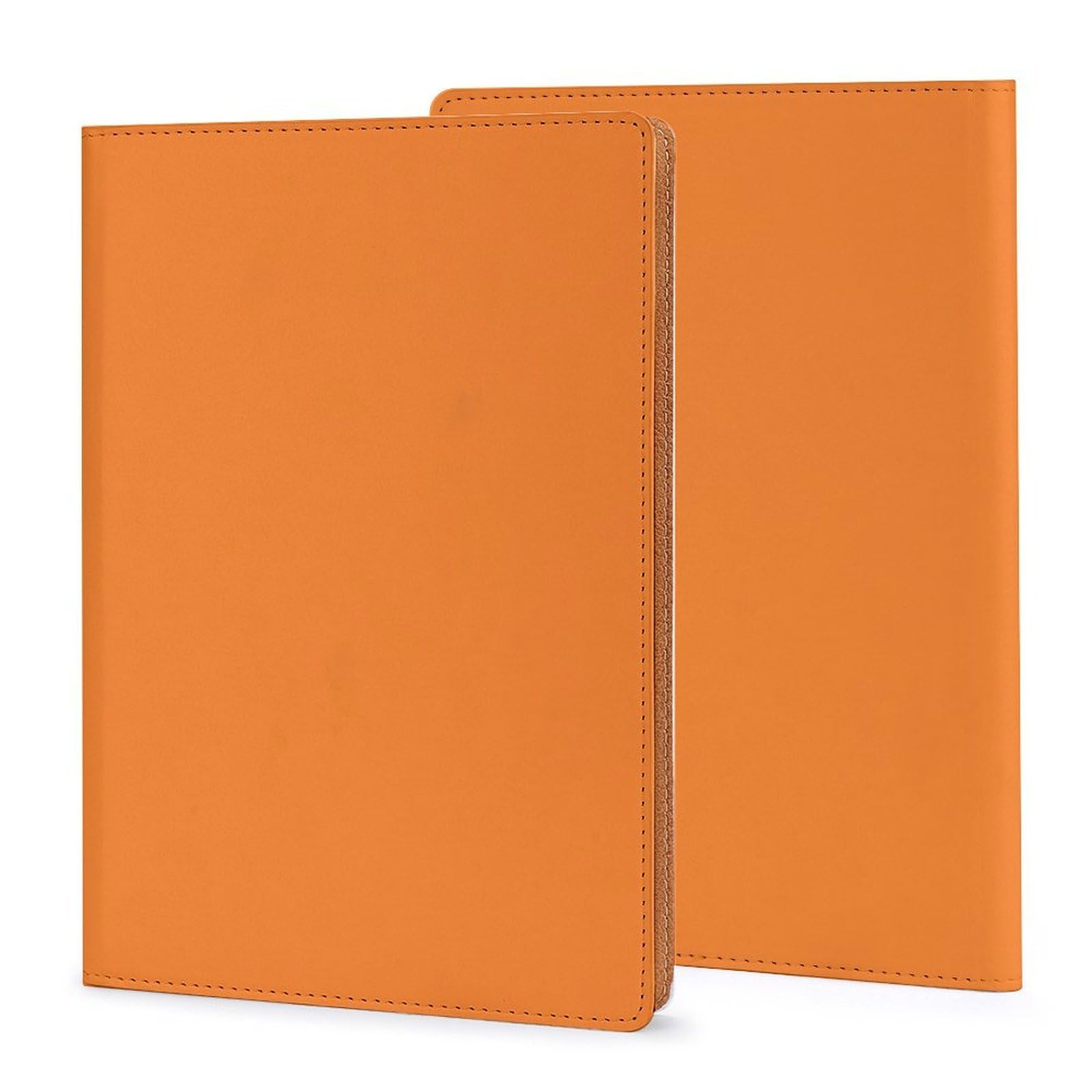 Couverture carnet A5 orange brûlé pour protéger vos notes d'écriture - 8