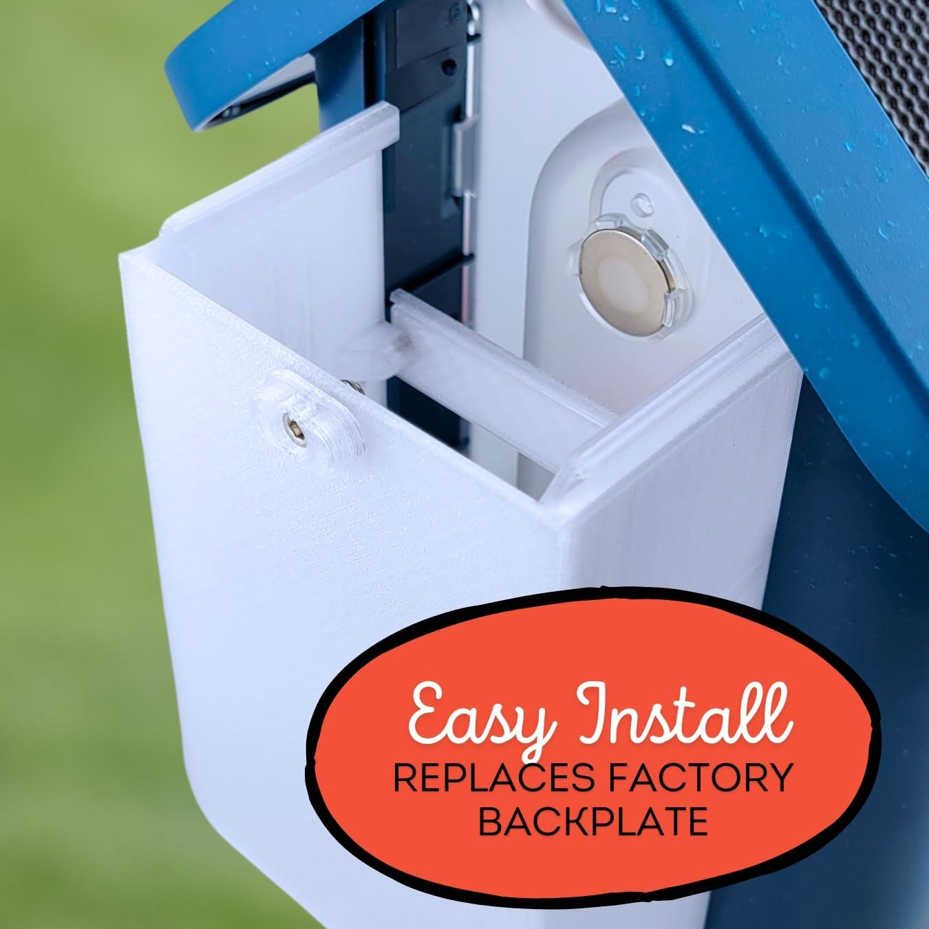 Generic Large Seed Hopper Extender Accessory for Bird Buddy Smart Feeder (Transparent)