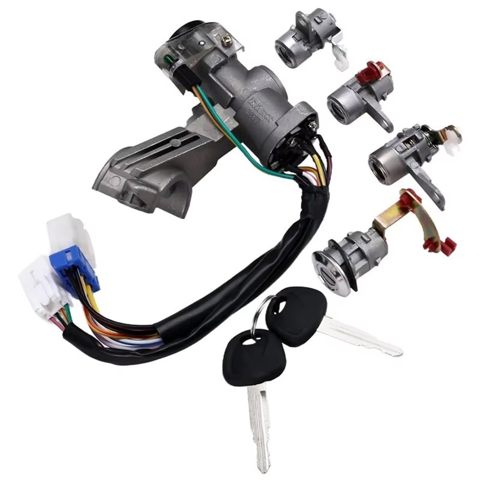 Compatible Con I800 H1 Para Starex H-1 2002 Cerradura Arranque Coche + Llaves Y Accesorios Juego Cerradura Cilindro 81905-4A610-A02G 819054A610