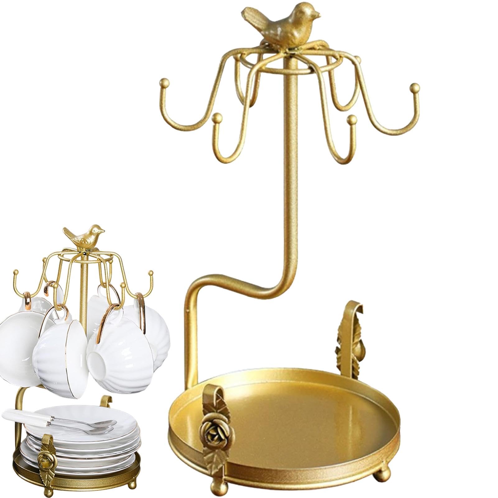 Porte-Mugs Élégant - Métal - Porte-Mugs - Rangement Cuisine -