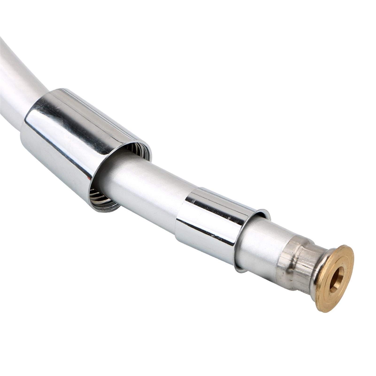 QUNINE Brauseschlauch, Hochdruck-PVC-Handbrauseschlauch, 1,2 1,5 2 m, GI 2, universelle Schnittstelle, Flexibles Anti-Wickel-Badezimmerzubehör (2 m) (1,5 m) (1,5 m)