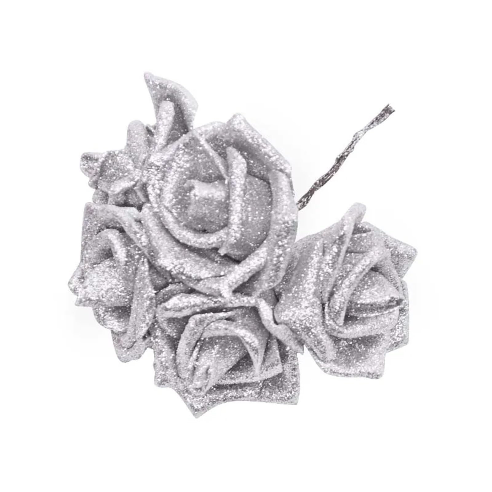 MWAHJU 50pcs Artificial Foam Flower Wedding Bride Bouquet Party Decorations Home Fake For Home