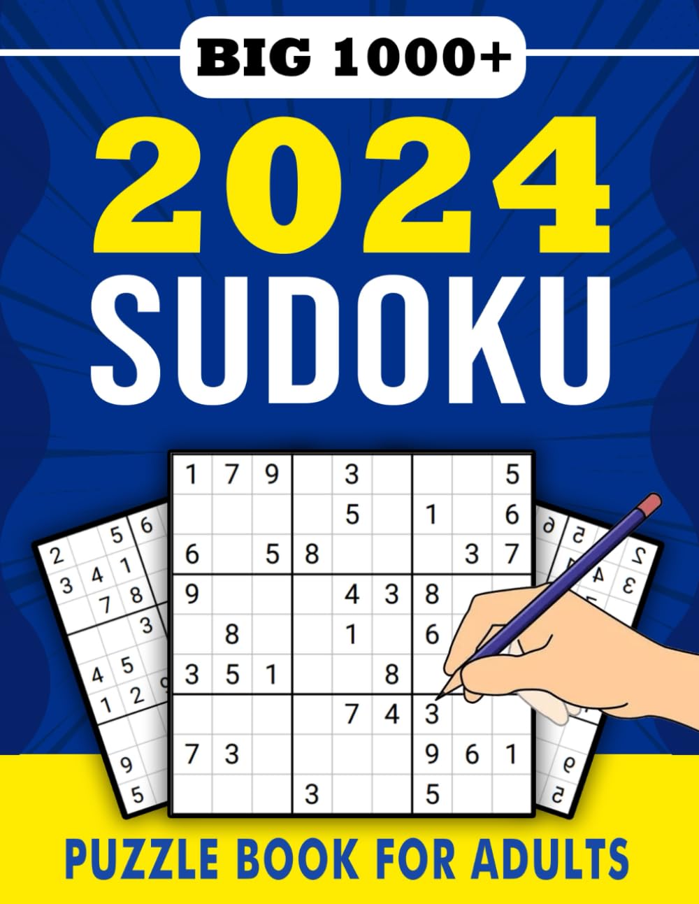 2024 BIG 1000+ Sudoku Puzzle Book for Adults: 1000 Sudoku Puzzles Games With All Level From Easy To Hard With All Solutions, Gifts For Adults And Seniors For Stress Relief, Relaxation