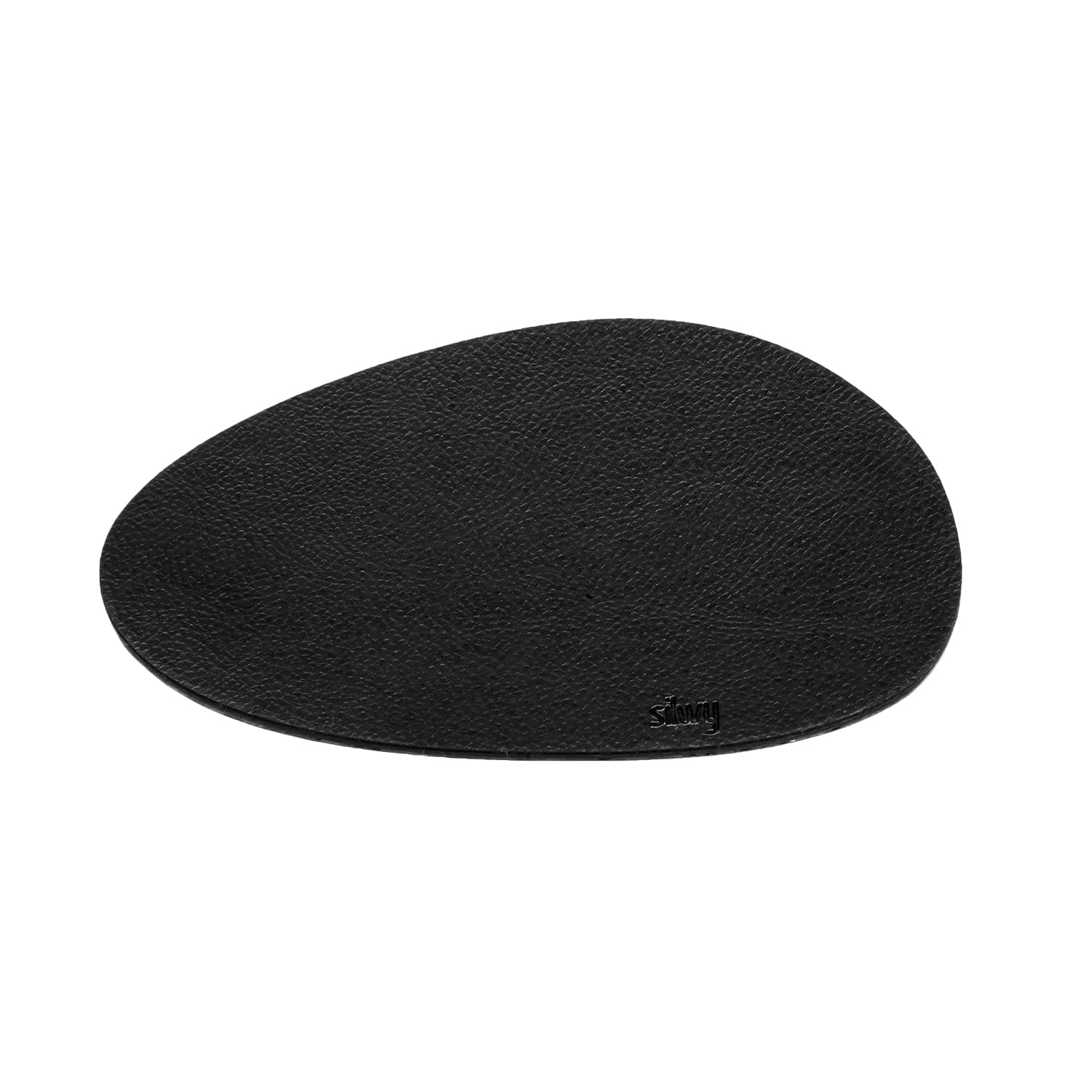 silwy Metall-Nano-Gel-Platzset Black (small) in Lederoptik