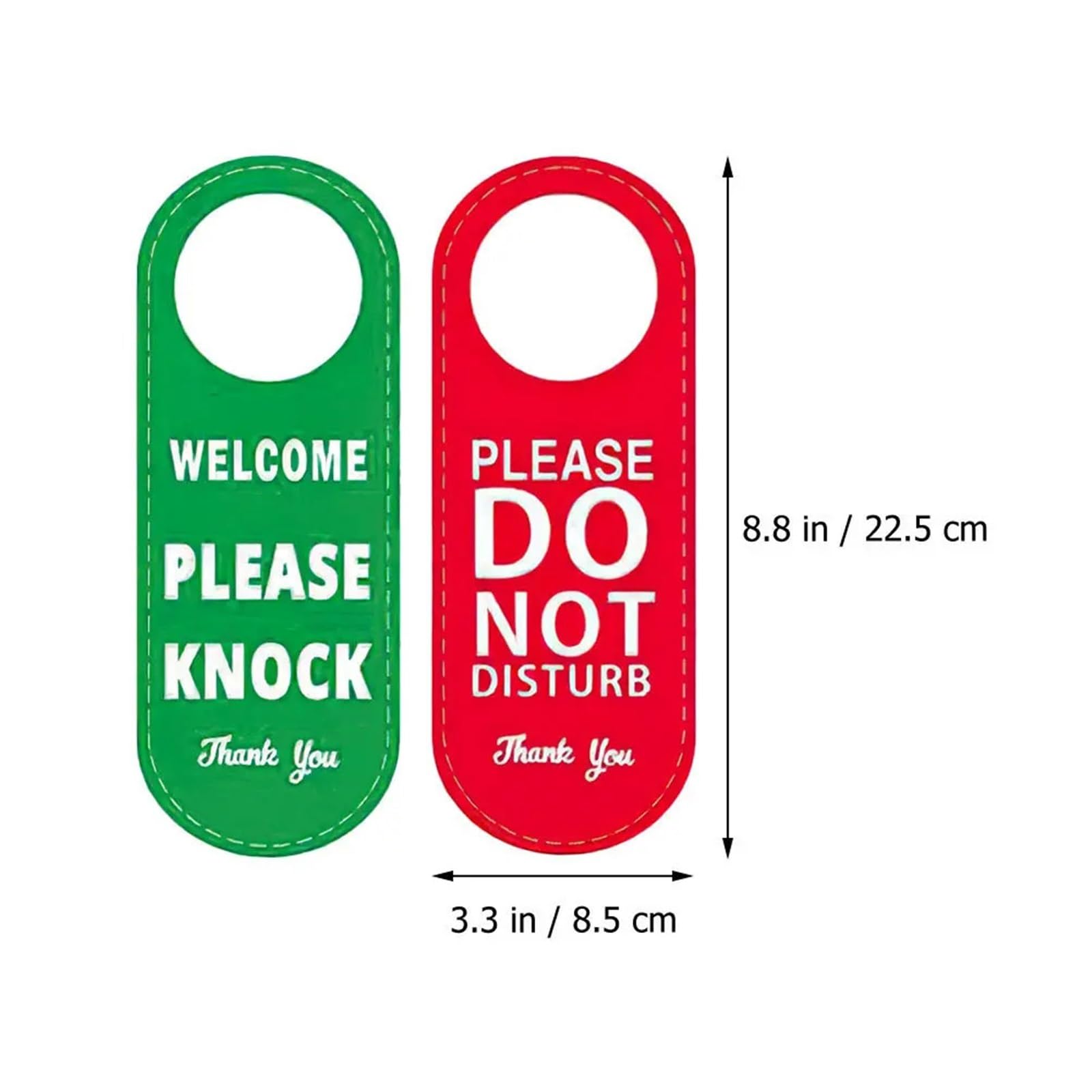 Panneaux De Porte Double Face Panneau de suspension porte Double face, 2 pièces, ne pas déranger, for bureau, toilettes, indicateur confidentialité, occupé, veuillez frapper