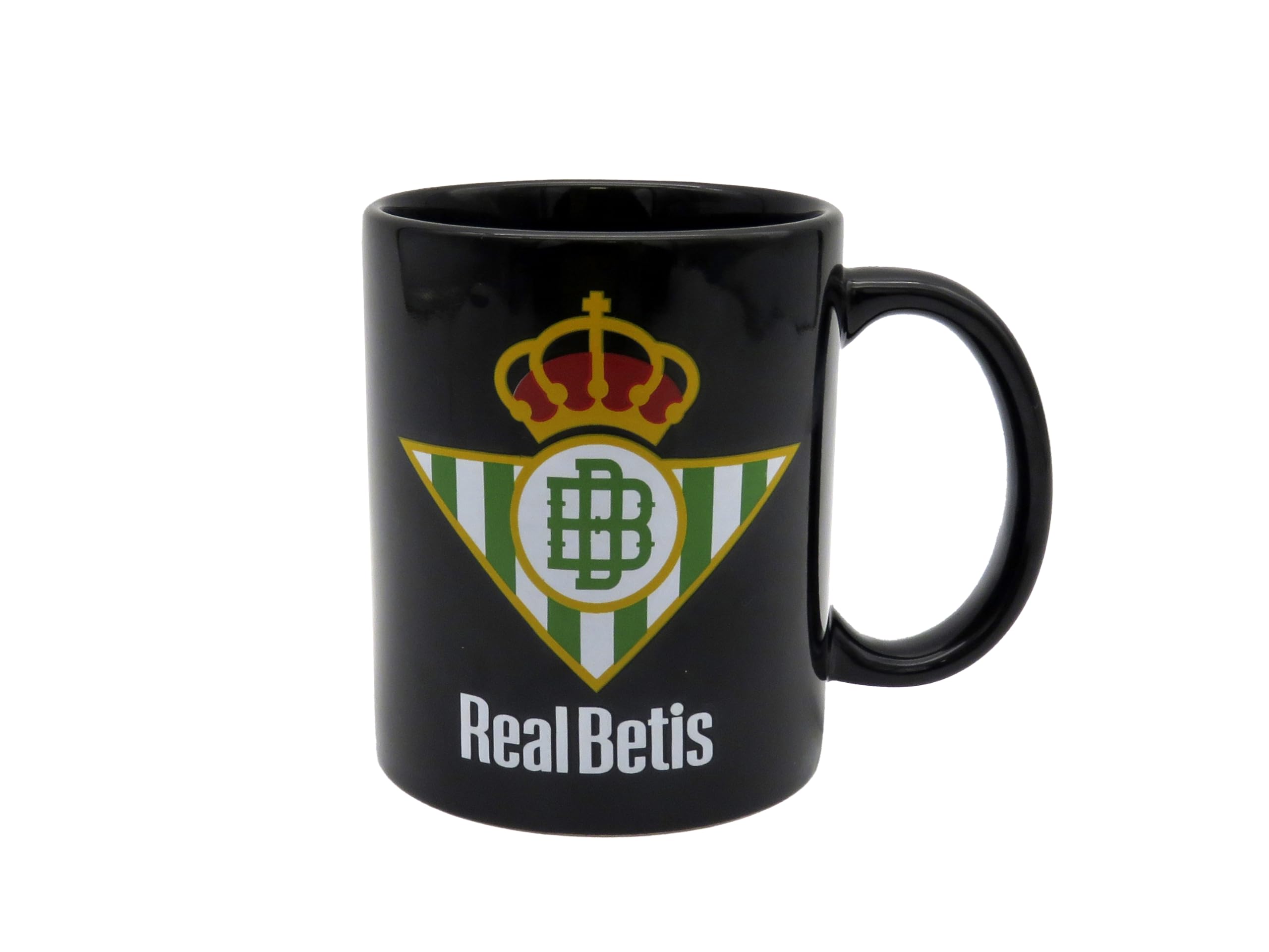 CYPBRANDS Real Betis Balompié Taza Cerámica Negro Oficial