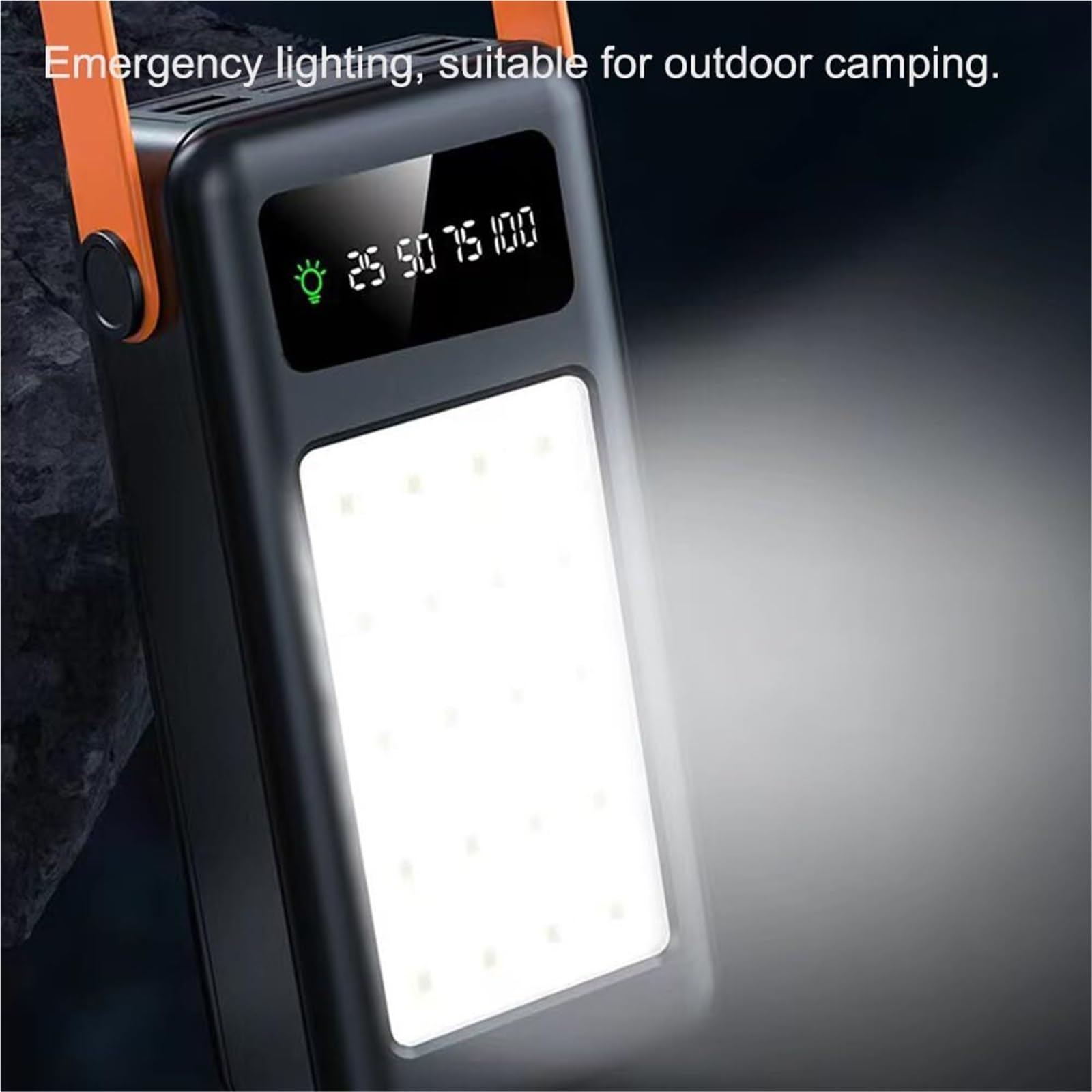 Banco De Energía De 80000 MAh For Cargador Portátil For Acampar Al Aire Libre con Batería Externa De 8 Salidas Y 3 Entradas con Pantalla LED For Teléfonos Tabletas(D,100000 mAh)