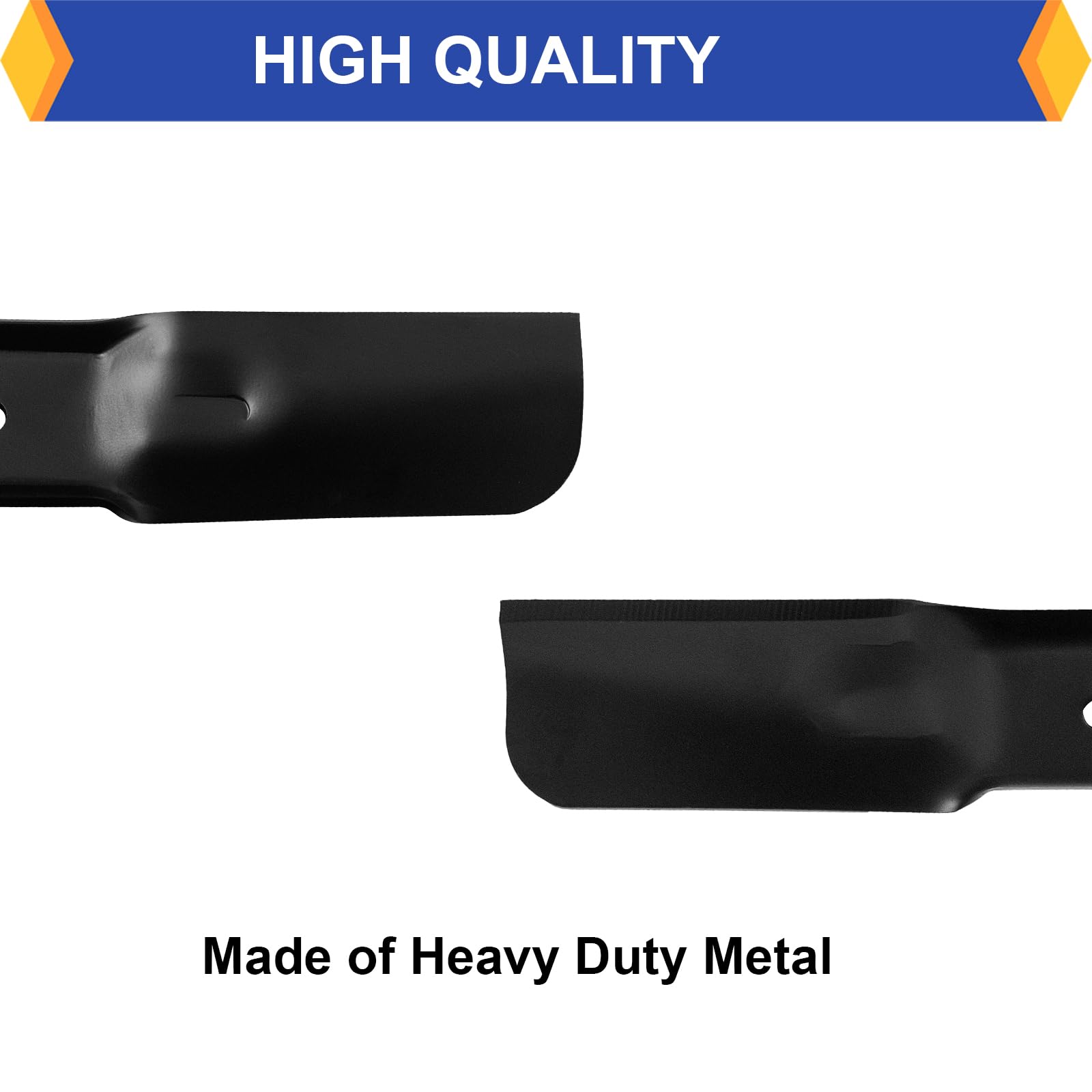 Paquete de 3 cuchillas de repuesto para cortacésped de elevación media, 2 en 1, para Cub Cadet Troy Bilt MTD 942-05052A 742-05052A, compatible con RZT-L50 S50 XT1 GT50 LT50 XT2-50 pulgadas
