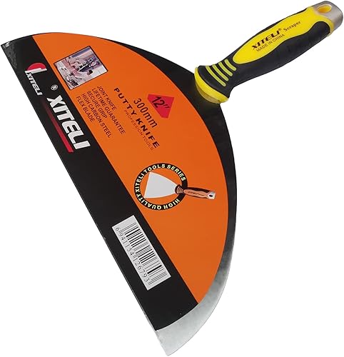 Miniatura 8 de ESreake Raspador de masilla grande cuchillos de masilla de acero inoxidable de 10 pulgadas con mango ergonómico de plástico para pegar pintura de