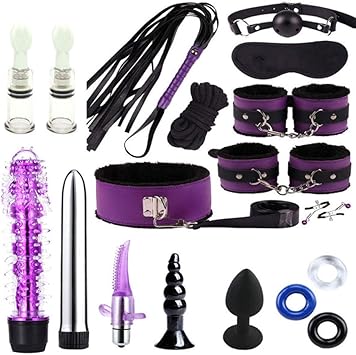 Juguetes sexuales pareja-17PCS porno esclavo anal plugin set ...