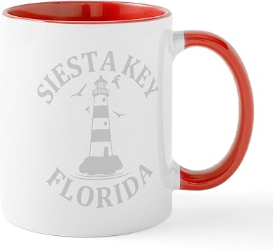 CafePress Summer Siesta Key Florida Mugs 11 oz 325 ml Ceramic Coffee Mug