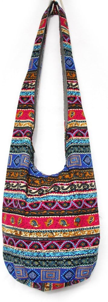KARRESLY Bohemian Cotton Hippie Crossbody Bag Hobo Sling Bag Handmade Messenger Shoulder Bags