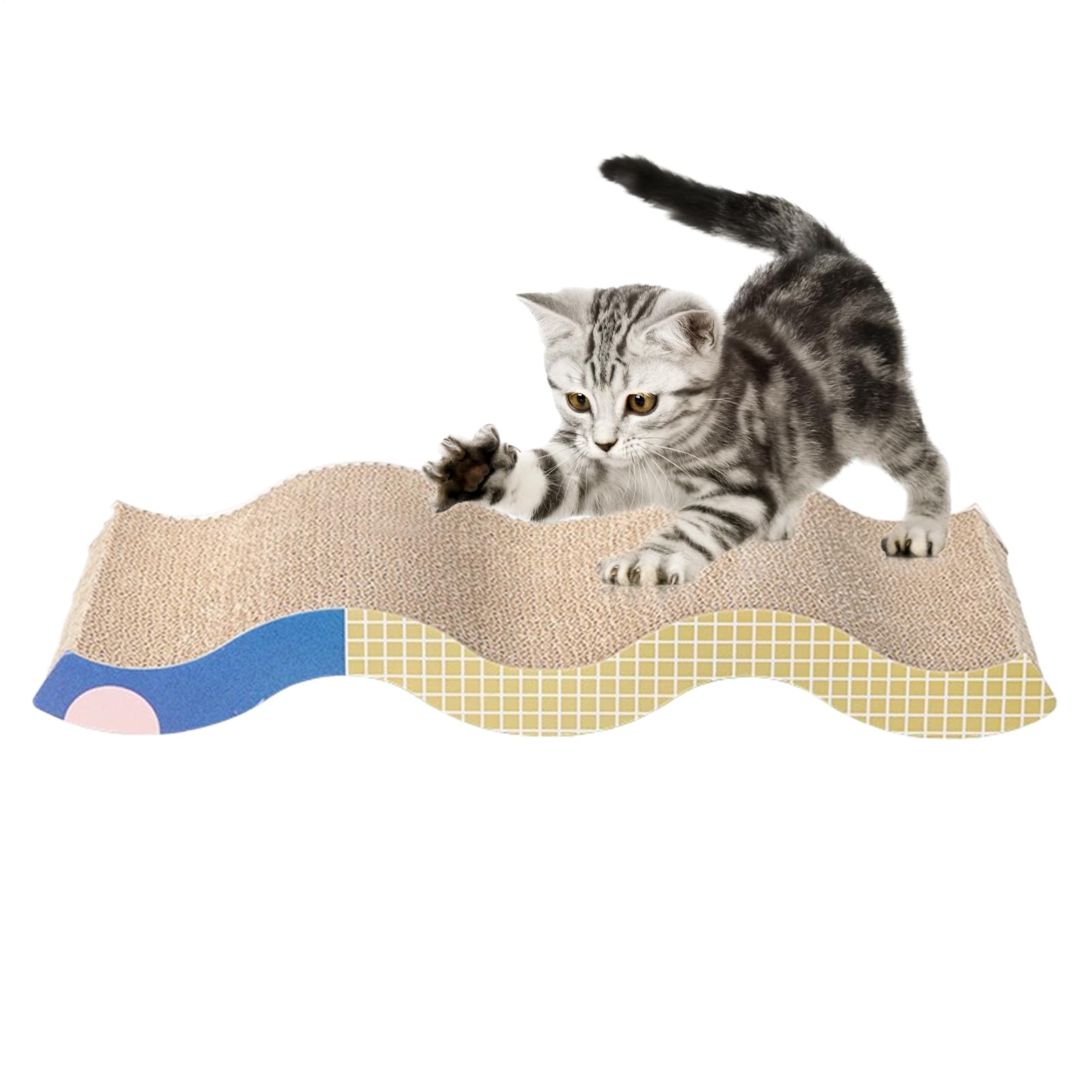 TiraPer Gatto Tappetino amaca interattiva per il e la protezione dei mobili | Tavoletta Grattatoio Per Gatti Per Domestici Da Interno, Ideale, Protegge Mobili, Pavimenti