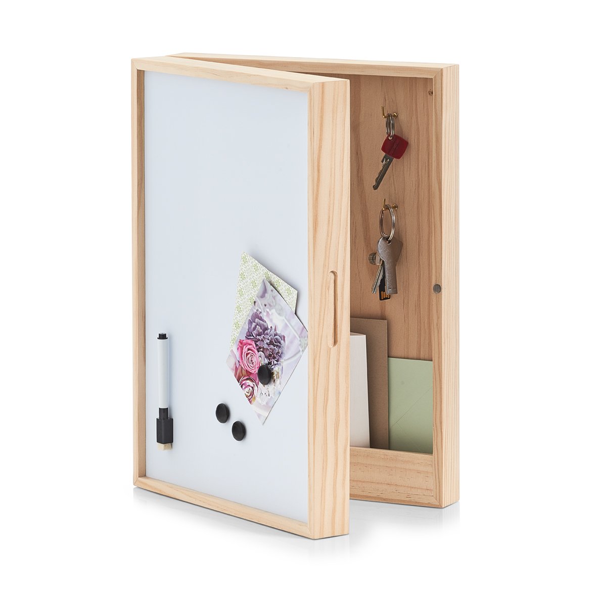 Zeller Present SCHÖNER Leben. PRAKTISCH WOHNEN. Schlüssel-/Memo-Box m., 42 x 30 x 8 cm